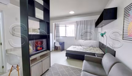Apartamento mobiliado ao lado da Av. Paulista com 1 dormitório disponível locação