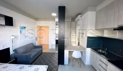 Flat no Atrium Augusta com 1 dormitório e 1 vaga disponível para locação no Jardins