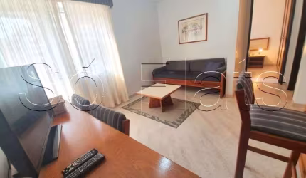 Apartamento no Jardins Próx ao Metro Consolação com 1x dormitório e varanda.
