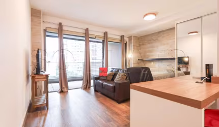 Residencial Habitarte I, flat disponível para locação contendo 30m², 1 dormitório e 1 vaga.