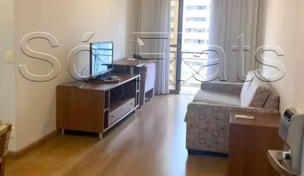 Flat mobiliado com serviços em São Caetano do Sul