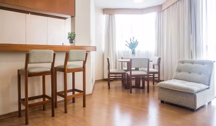 Flat Baden Baden 54m² 1 dorm, 1 vaga para investir ou morar no Campo Belo.