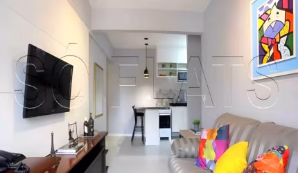 Flat São Paulo Suíte Service. apto disponível para venda com 38m², 01 dorm e 01 vaga