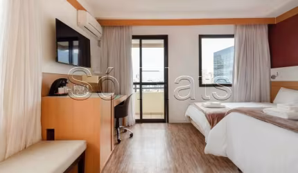 Apartamento Quality Faria Lima 29m² 1 dorm 1 vaga em Pinheiros disponível para Locação.
