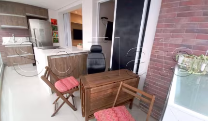Affinity Vila Olímpia, flat com 43m², 1 dormitório e 1 vaga, disponível para locação.