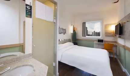 Flat Ibis Budget Campinas 13m² para investimento no pool hoteleiro.