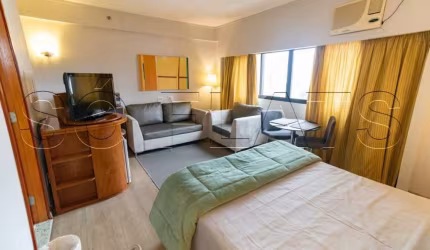 Flat disponível para locação no Live Lodge muito bem localizado próximo ao Hospital São Paulo.