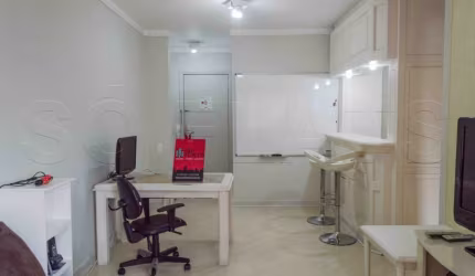 Flat com 1x dormitório estilo residencial no Itaim, próximo a Av. Faria Lima e 9 de Julho e FMU