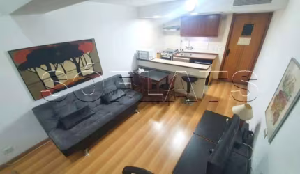 Duplex mobiliado com serviços, com 1 dormitório 56m² a 3 minutos andando da Avenida Paulista.