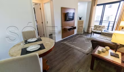 Flat no Jardins próx da R da Consolação, R Augusta e Av Paulista. Com entrada imediata e sem fiador.