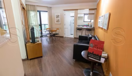 Flat no Paraíso com 02 dorms com fácil acesso ao Pq. do Ibirapuera e Av. Paulista