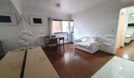 Flat próx a Avenida Paulista, ao Masp, a Av Nove de Julho totalmente mobiliado.
