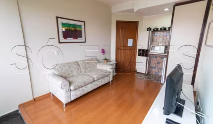 Flat no Morumbi, Prox a Av. Hebe Camargo, ao Extra Morumbi e acesso a Marginal Pinheiros