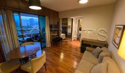 Flat no Brooklin com 2 dormitórios, próximo a Av. Jornalista Roberto Marinho.