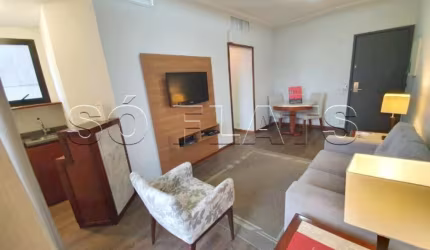 Flat com 1 dormitório 48m² na rua do Shopping Center 3. Ao lado da Av. Paulista.