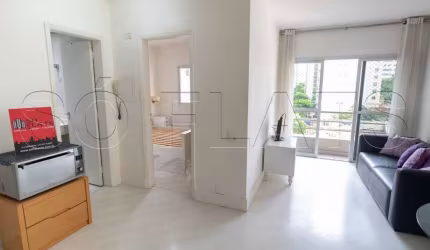 Flat próximo a Av Nove de Julho, Shopping Pamplona e Colégio Assunção com 1x dormitório. Sem fiador.