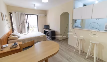 Flat Mercure Sp Alamedas mobiliado para locação ao lado da Av Paulista e Metrô Consolação.