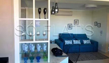 Flat com 2 Dorms, Prox a Av, Jorn Roberto Marinho, fácil acesso a Marg. Pinheiros e Av Sto Amaro