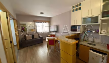 Flat totalmente reformado com 1 dormitório na Alameda Lorena no Jardins sem burocracia na locação.