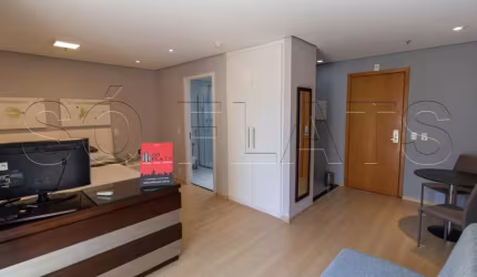 Saint Charbel - Flat próx da Av 9 de Julho e do Hospital Sírio-Libanês.  Com entrada imediata!!!