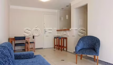 Um ótimo flat no Jardins com entrada imediata e sem fiador.
