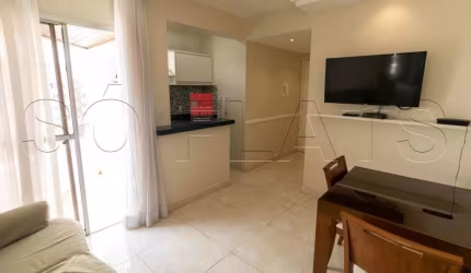 Flat no Jardim Paulista para locação e totalmente mobiliado. Com entrada imediata.