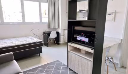 Flat disponível para locação no Atrium Augusta 26m², 1 dormitório e 1 vaga de garagem
