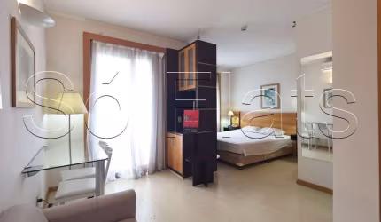 Blue Tree Analia Franco, apto disponível para locação contendo 26m², 1 dormitório e 1 vaga
