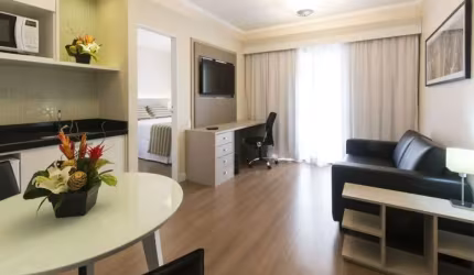 Flat para locação  em Moema, prox. a Avenida e do Shopping Ibirapuera e do Metrô Eucaliptos.