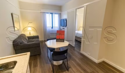 Ótima localização, Apartamento com serviços nos Jardins, para morar ou investir