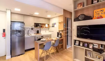 Flat QI Inteligence, apartamento disponível para venda com 37m², 1 dormitório e 1 vaga