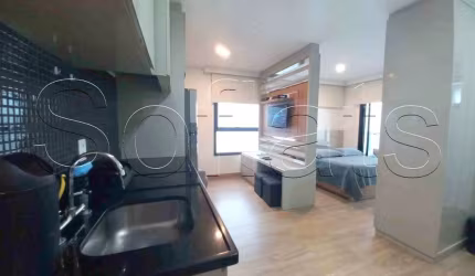 Apartamento tipo Studio, novo, prox a Av. Sto Amaro, Jornalista Roberto Marinho e Metrô Campo Belo.