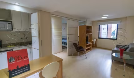 Flat com 02 dormitórios em Moema, próximo ao Shopping e Avenida Ibirapuera