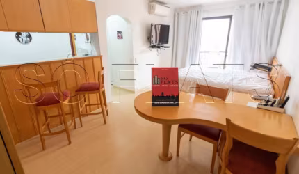 Flat Mercure Sp Alamedas com 32m² 1 dormitório 1 vaga para investimento ou moradia.