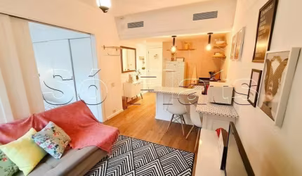 Apartamento  Ninety contendo 33m² 1 dormitório 1 vaga disponível para locação no Jardim Paulista.