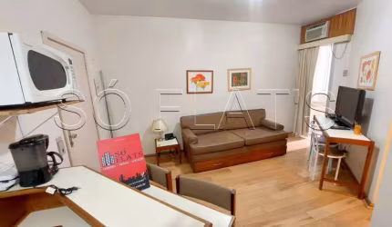 Flat no Stagium Studio disponível para locação com 1 dormitório, serviços e ao lado da Av. Paulista.