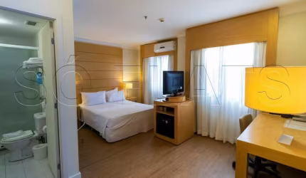 Apartamento bem localizado no Campo Belo no modelo Studio