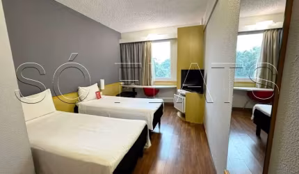 Flat para investimento em Santo André, bandeira Ibis