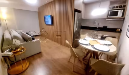 Flat Slaviero Essential São Paulo Ibirapuera disponível para venda com 35m² e 01 vaga de garagem
