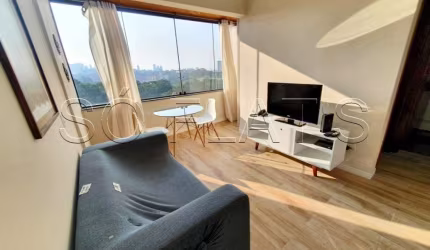 Apartamento no Morumbi Business, disponível para locação ele contém 34m², 1 dormitório e 1 vaga.