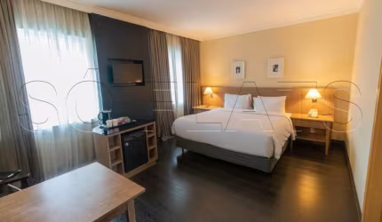 Flat Radisson Berrini 29m² 1 dormitório 1 vaga para locação no Brooklin.