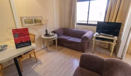 Flat The World 30m² 1 dorm 1 vaga na Vila Olímpia para locação.
