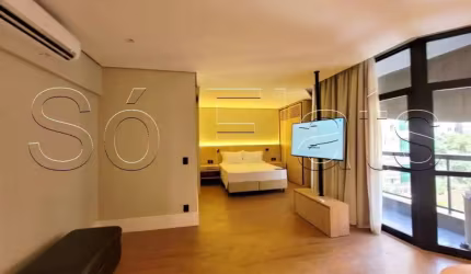 Flat Address Faria Lima disponível para venda com 42m², 01 dormitório e 01 vaga de garagem