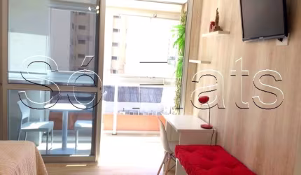 Studio Universo Augusta - Lindo Studio de 22m² para locação na Rua Augusta e totalmente equipado.