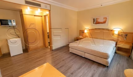 Studio Tryp Higienópolis 30m² 1 dormitório 1 vaga para locação.