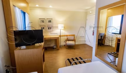 Flat Nobile Suites Congonhas com 29m² 1 dormitório e 1 vaga.