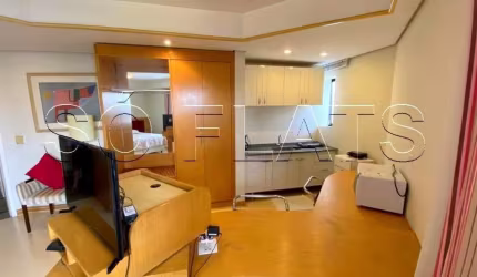 Flat Tsue Bienal disponível para venda com  30m² e 01 vaga de garagem