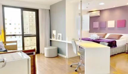 Flat Mercure Sp Paraíso disponível para venda com 33m² e 01 vaga de garagem