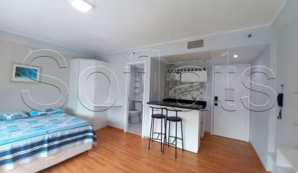 Apartamento no Melia Ibirapuera para locação com 30m², 1 dormitório e 1 vaga em Moema.