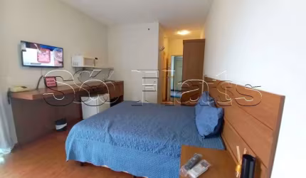 Flat Comfort Ibirapuera 26m² 1 dormitório 1 vaga para locação.